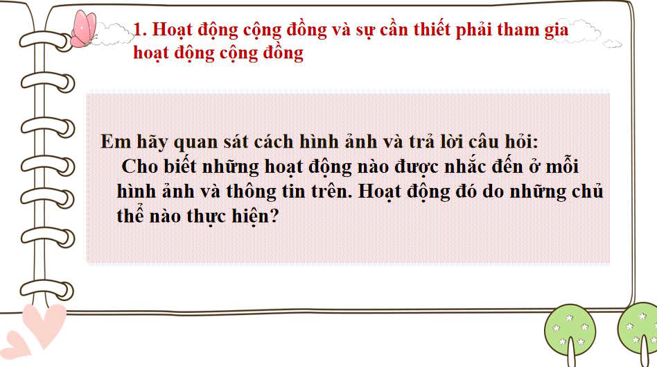 Tích cực tham gia hoạt động cộng đồng
