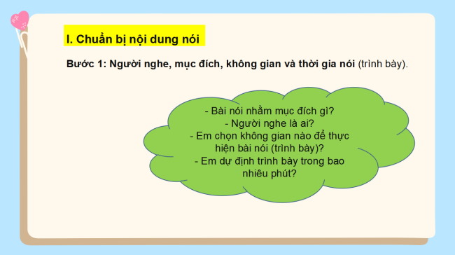 PowerPoint Ngữ văn 6 Bài 4: Nói và nghe Kể lại một trải nghiệm của bản thân
