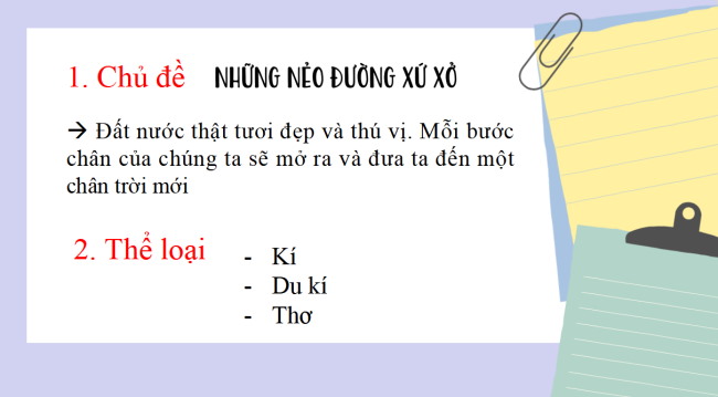 PowerPoint Ngữ văn 6 Bài 5: Tri thức ngữ văn