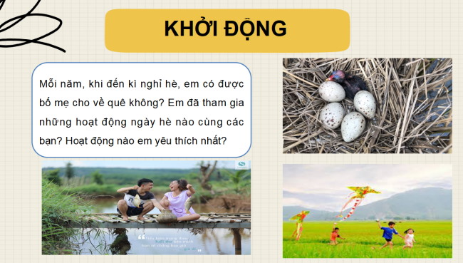 PowerPoint Ngữ văn 6 Bài 5: Lao xao ngày hè