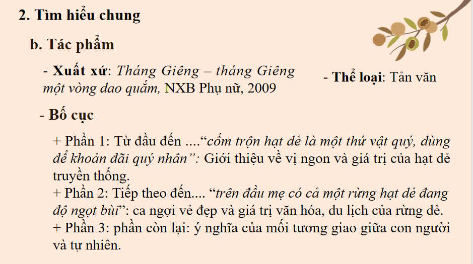 Giáo án Ngữ văn 7 Bài 4: Mùa thu về Trùng Khánh nghe hạt dẻ hát