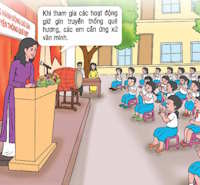 Giáo án Sinh hoạt dưới cờ lớp 2: Truyền thống quê em tuần 13