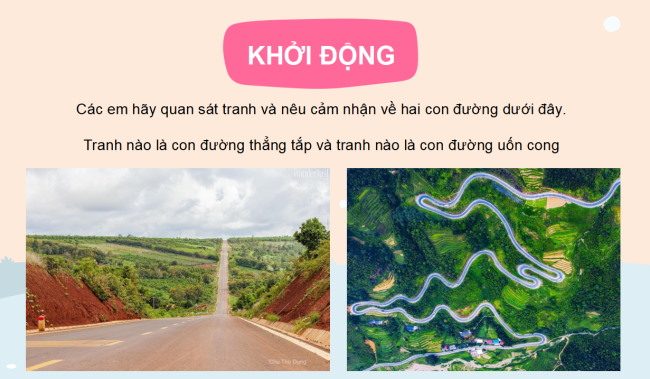 PowerPoint Đường thẳng - Đường cong - Đường gấp khúc