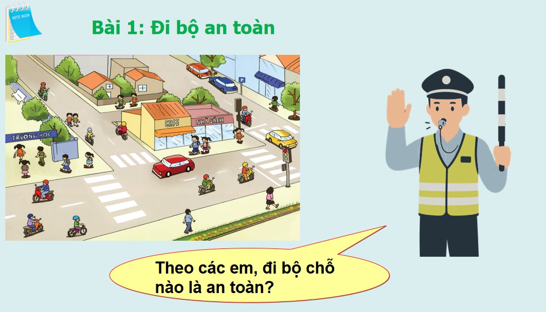 Nội dung bộ giáo án Powerpoint An toàn giao thông cho nụ cười trẻ thơ