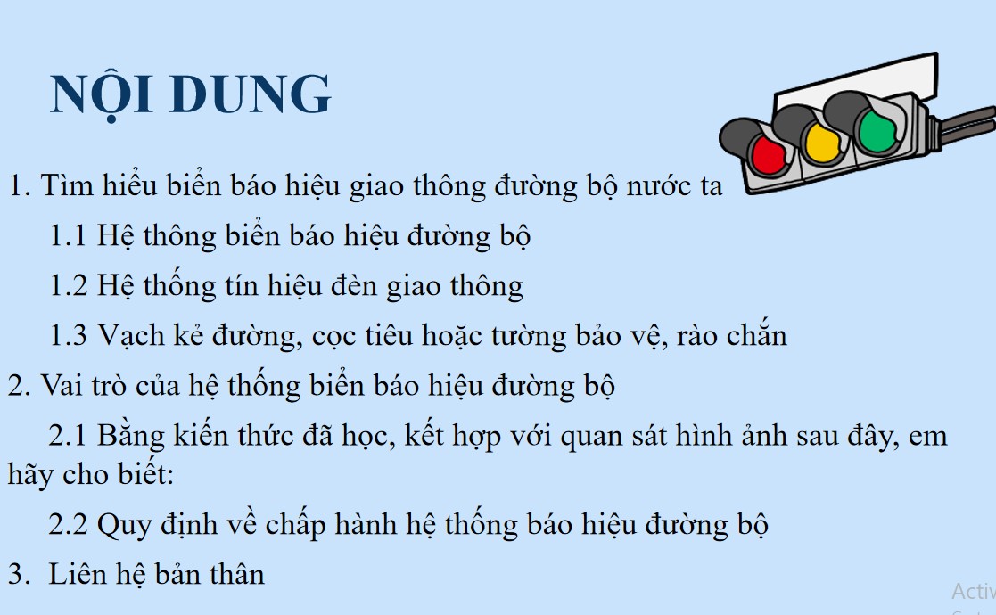 Bài giảng điện tử An toàn giao thông cho nụ cười ngày mai THPT