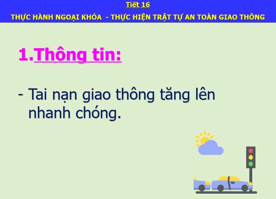 Powerpoint ngoại khóa An toàn giao thông
