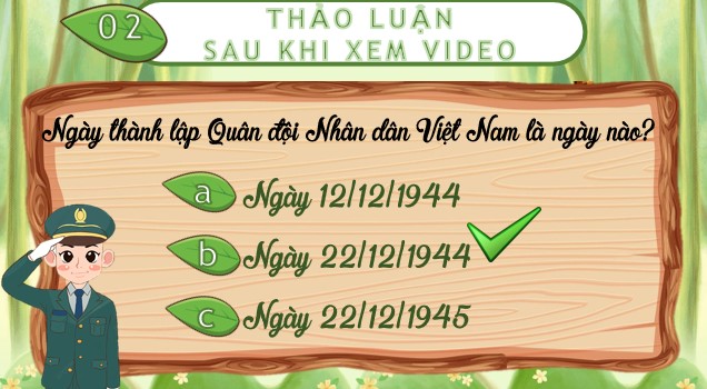 PPT Hoạt động ngoại khóa chủ đề ngày 22/12