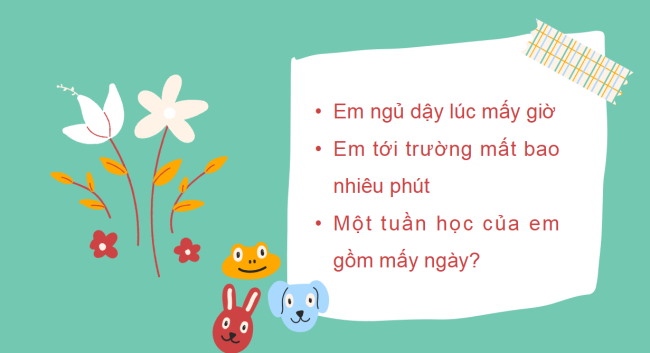 PowerPoint Bài 29: Ngày - giờ, giờ - phút