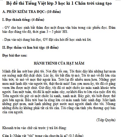 de thi hoc ki 1 mon tieng viet lop 3 chan troi sang tao 5*501397