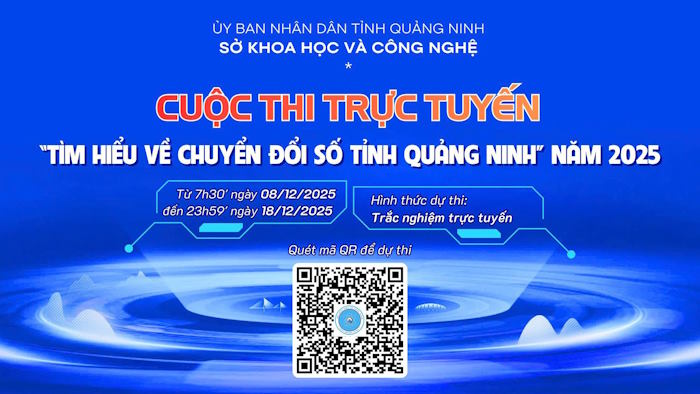 Cuộc thi trực tuyến Tìm hiểu về chuyển đổi số tỉnh Quảng Ninh 2025