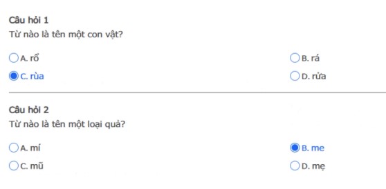 Đề thi TNTV lớp 1 Vòng 7 cấp trường năm 2025-2026