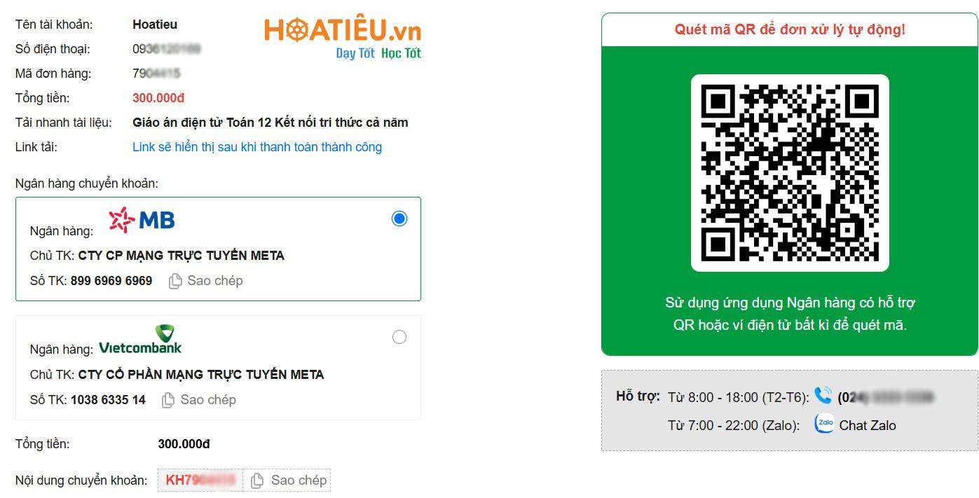 Cách tải tài liệu gói Hoatieu Pro