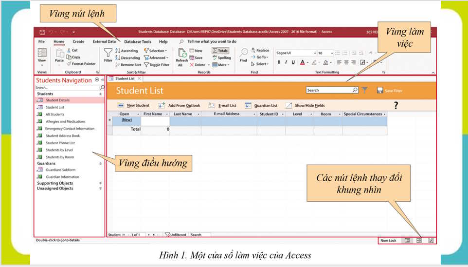 Làm quen với Microsoft Access