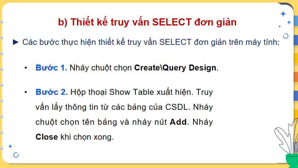 Thiết kế truy vấn