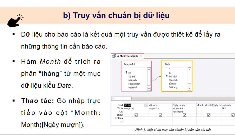 Tạo báo cáo đơn giản