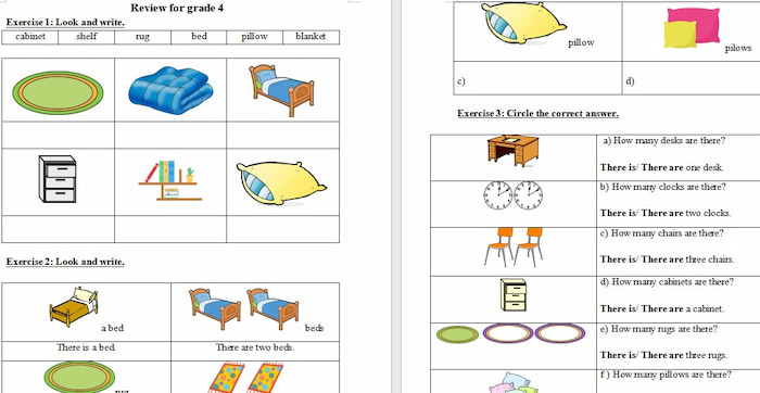 Đề cương ôn tập học kì 1 Tiếng Anh 4 Global Success