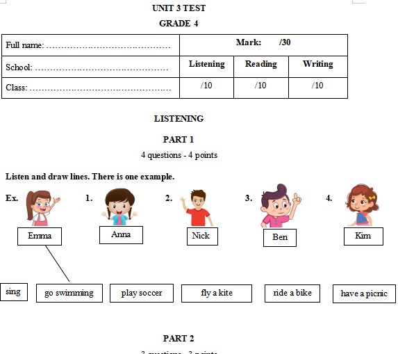 de thi hoc ki 1 tieng anh 4 smart start 10*503977