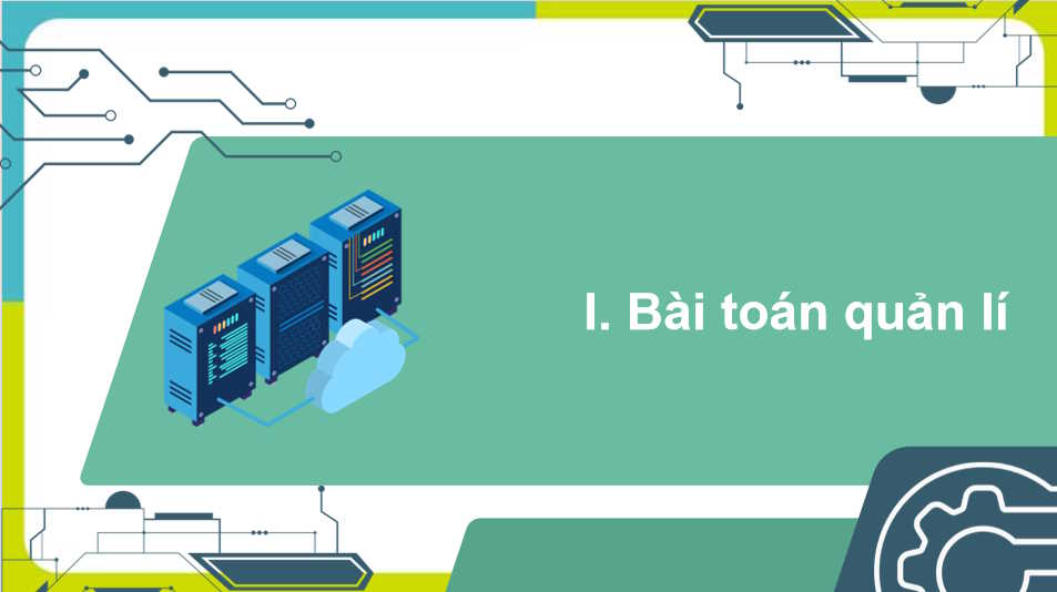 Bài toán quản lý và cơ sở dữ liệu