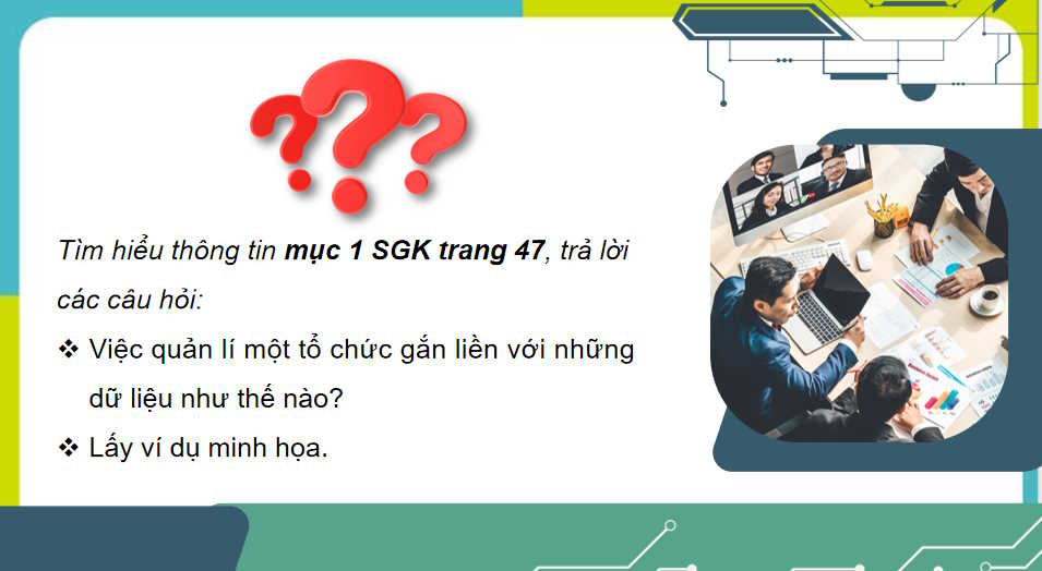 Bài toán quản lý và cơ sở dữ liệu