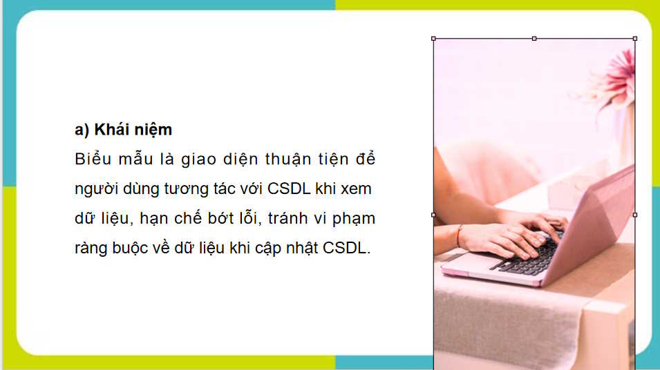 Các biểu mẫu cho xem và cập nhập CSDL