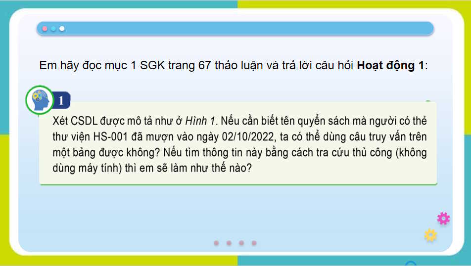 Truy vấn trong cơ sở dữ liệu quan hệ (tiếp theo)