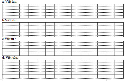 Tiếng Việt lớp 1