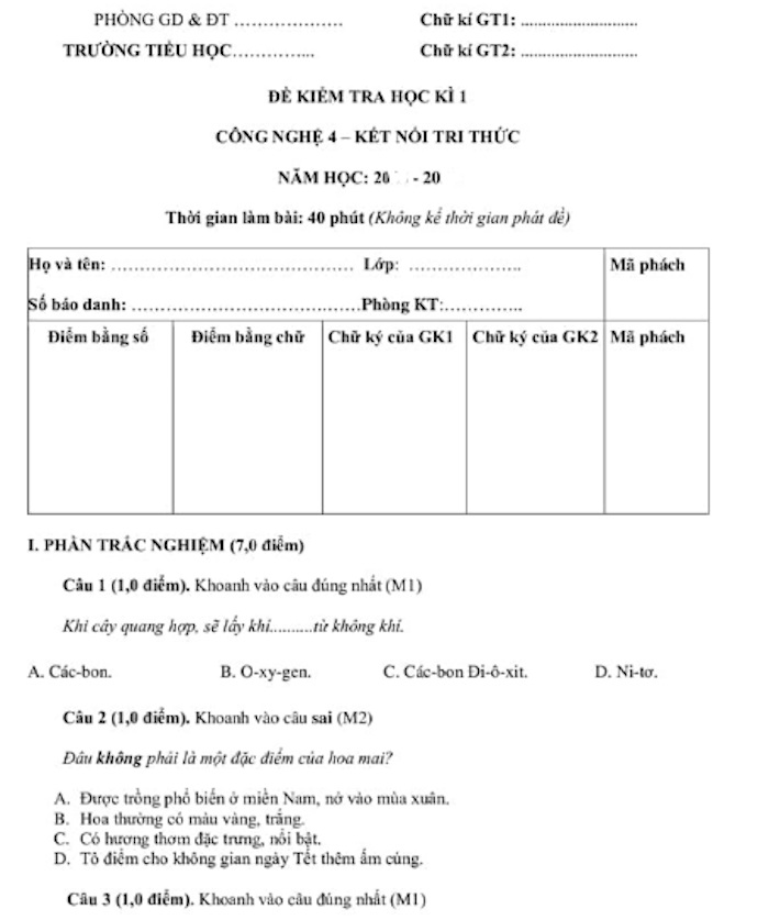 de thi hoc ki 1 cong nghe lop 4 ket noi tri thuc 1*504625