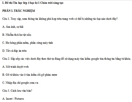 de thi tin hoc lop 4 hoc ki 1 chan troi sang tao 2*504432