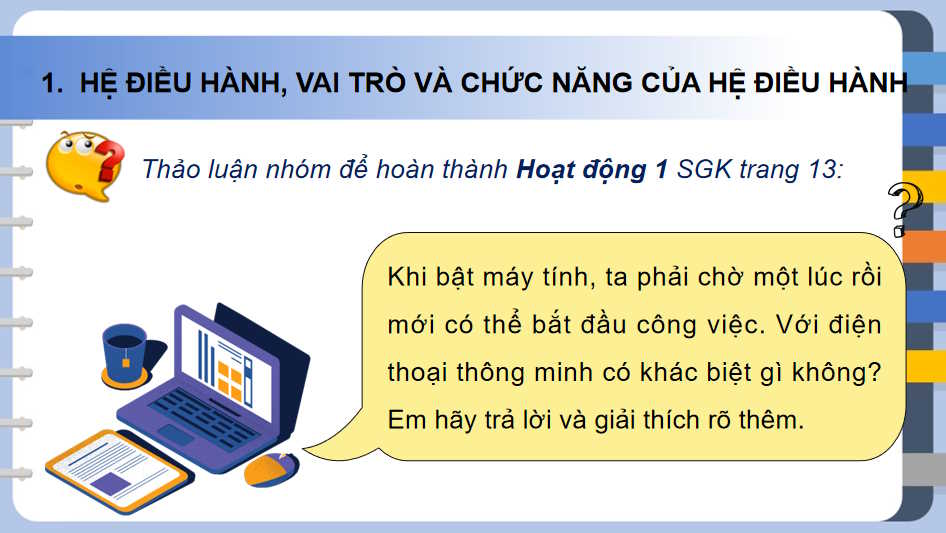Giáo án PowerPoint Tin học 11 Bài 3 Khái quát về hệ điều hành