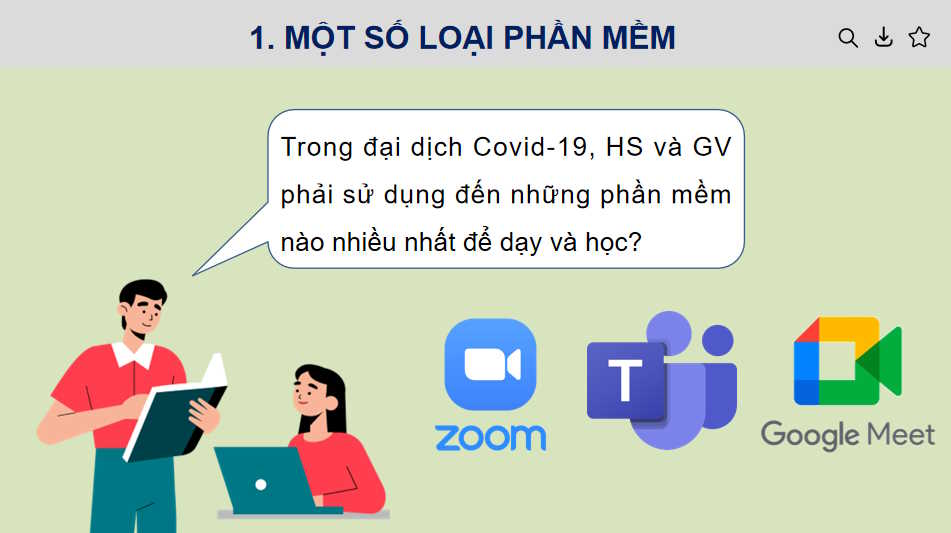 Giáo án PowerPoint Tin học 11 Bài 5 Phần mềm ứng dụng và dịch vụ phần mềm