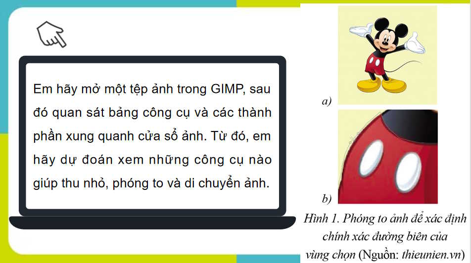 Một số thao tác chỉnh sửa ảnh và hỗ trợ chỉnh sửa ảnh trong phần mềm GIMP