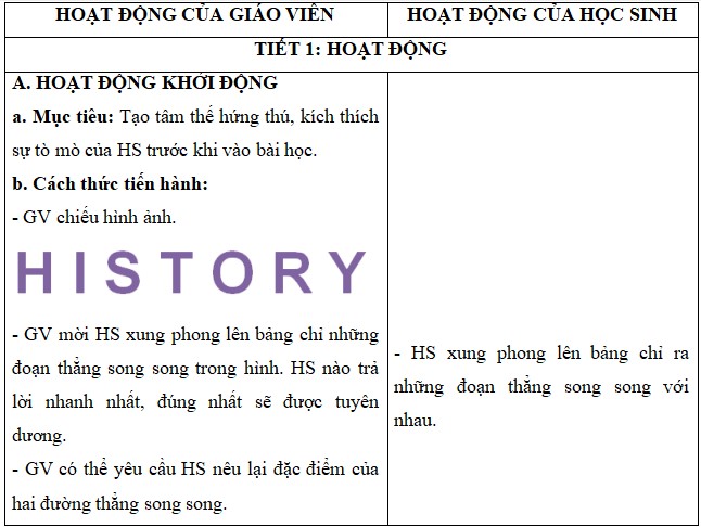 Giáo án PowerPoint Toán 4 Bài 30: Thực hành và trải nghiệm vẽ hai đường thẳng song song