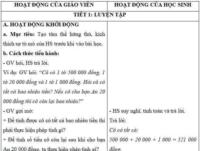 Giáo án PowerPoint Toán 4 Bài 33: Ôn tập phép cộng, phép trừ