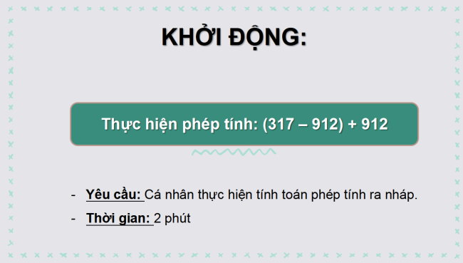 PowerPoint Toán 6 Bài 15: Quy tắc dấu ngoặc