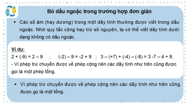 PowerPoint Toán 6 Bài 15: Quy tắc dấu ngoặc