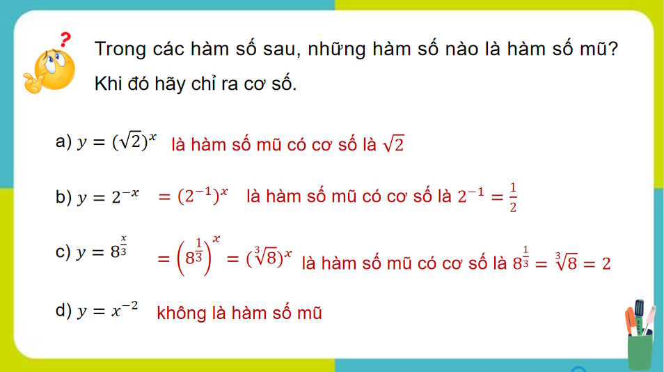 Lũy thừa với số mũ thực