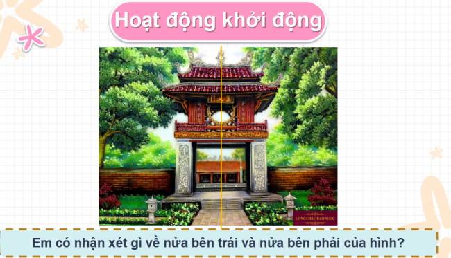 PowerPoint Toán 6 Bài 21: Hình có trục đối xứng