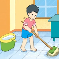 PowerPoint Đạo đức 1 Bài 19: Tự giác làm việc nhà tích hợp AI