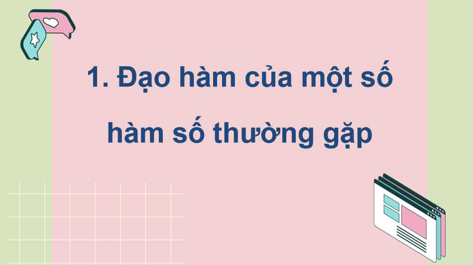  Các quy tắc tính đạo hàm