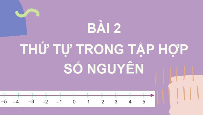 PowerPoint Toán 6 Bài 2: Thứ tự trong tập hợp số nguyên