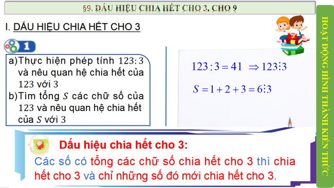 PowerPoint Toán 6 Bài 9: Dấu hiệu chia hết cho 3, cho 9