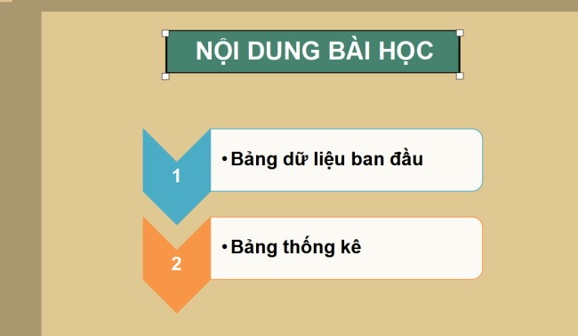 PowerPoint Toán 6 Bài 2: Biểu diễn dữ liệu trên bảng