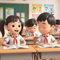 PowerPoint Đạo đức 1 Bài 12: Giữ trật tự trong trường, lớp tích hợp AI