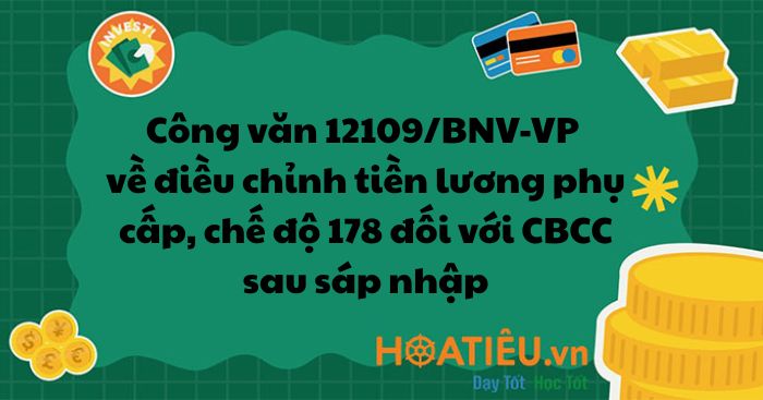 Điều chỉnh tiền lương CBCC sau sáp nhập