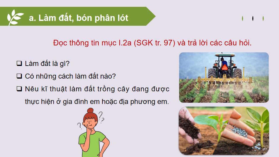  Bài 19: Quy trình trồng trọt và cơ giới hoá trong trồng trọt