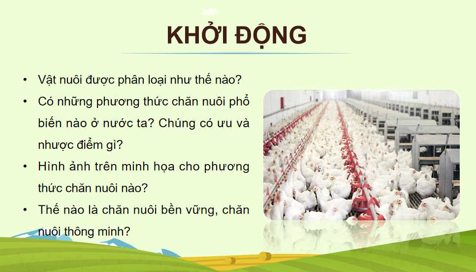  Bài 2: Vật nuôi và phương thức chăn nuôi