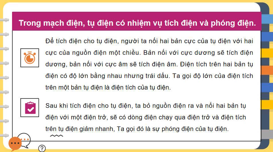 Vật lí 11 Bài 21: Tụ điện