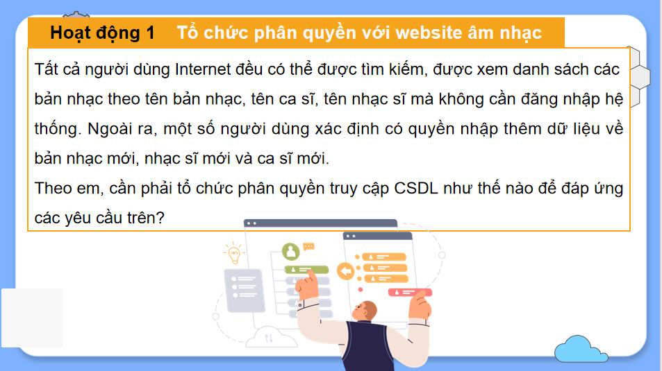 Giáo án Tin học 11 Bài 15: Bảo mật và an toàn hệ cơ sở dữ liệu