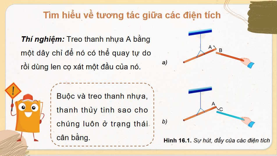 Giáo án Vật lí 11 Bài 16: Lực tương tác giữa hai điện tích
