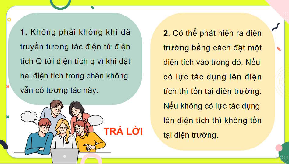 Giáo án Vật lí 11 Bài 17: Khái niệm điện trường